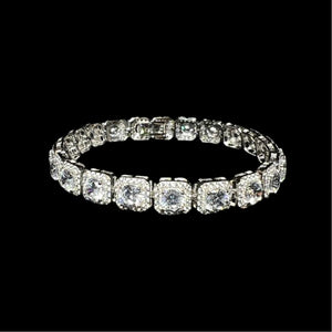 Cluster Tennis Bracelet